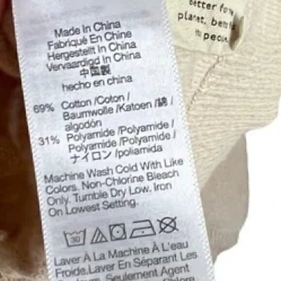 MADEWELL Brampton Crop Cardigan Sweater Ivory Cream Size XS - Picture 6 of 8